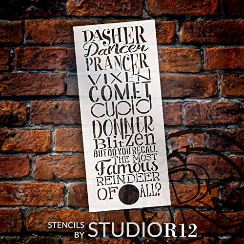Ballerina Stencil Durable /& Reusable Mylar Stencils